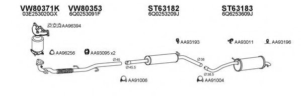 VENEPORTE 800673 Exhaust System